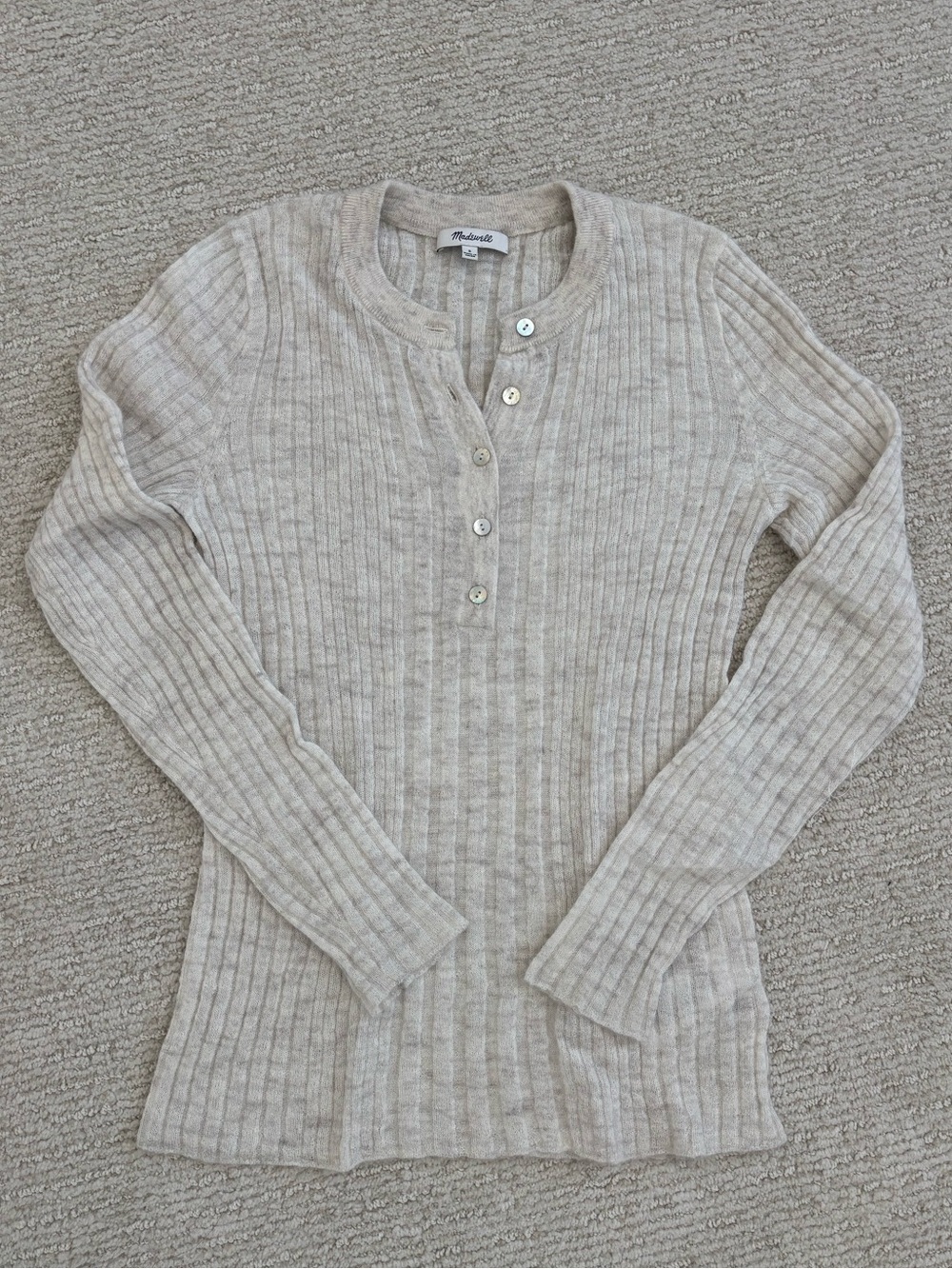 Madewell Alpaca Blend Henley - Picture 6 of 11